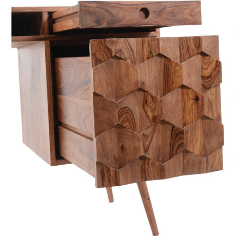 O2 Desk Natural by Moe's Home at Eve Furniture