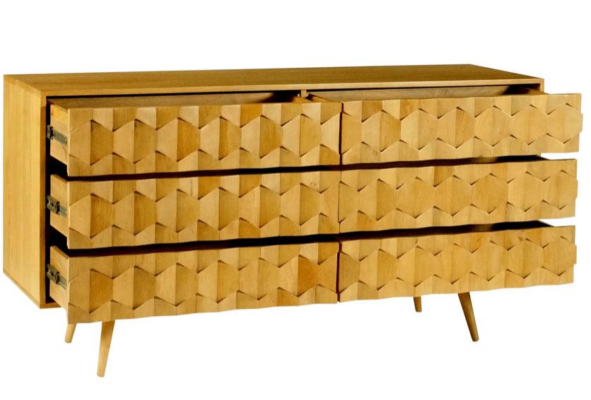 O2 Dresser - Light Golden by Moe's Home at Eve Furniture