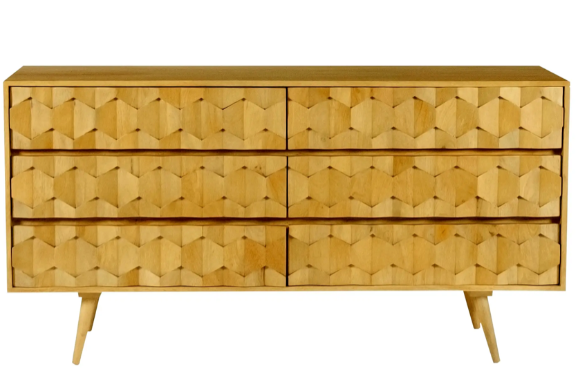 O2 Dresser - Light Golden by Moe's Home at Eve Furniture