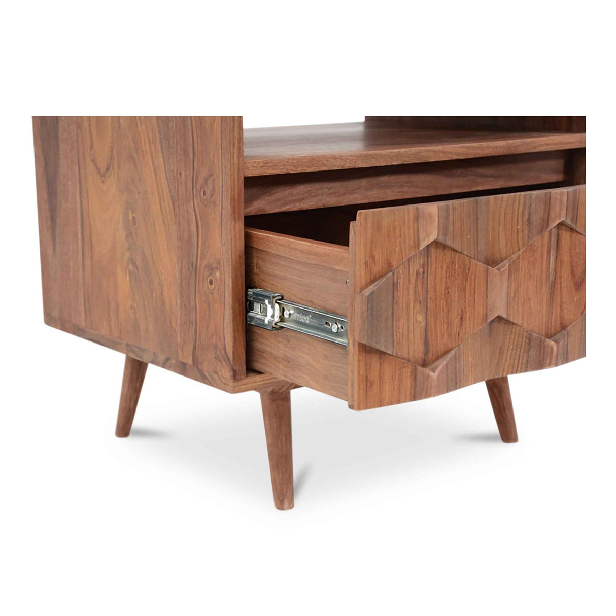 O2 Natural Nightstand by Moe's Home at Eve Furniture