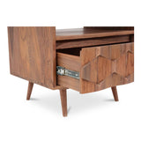 O2 Natural Nightstand by Moe's Home at Eve Furniture
