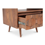 O2 Natural Nightstand by Moe's Home at Eve Furniture