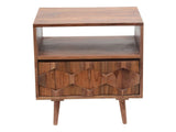 O2 Natural Nightstand by Moe's Home at Eve Furniture
