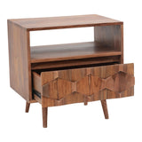 O2 Nightstand Natural by Moe's Home at Eve Furniture