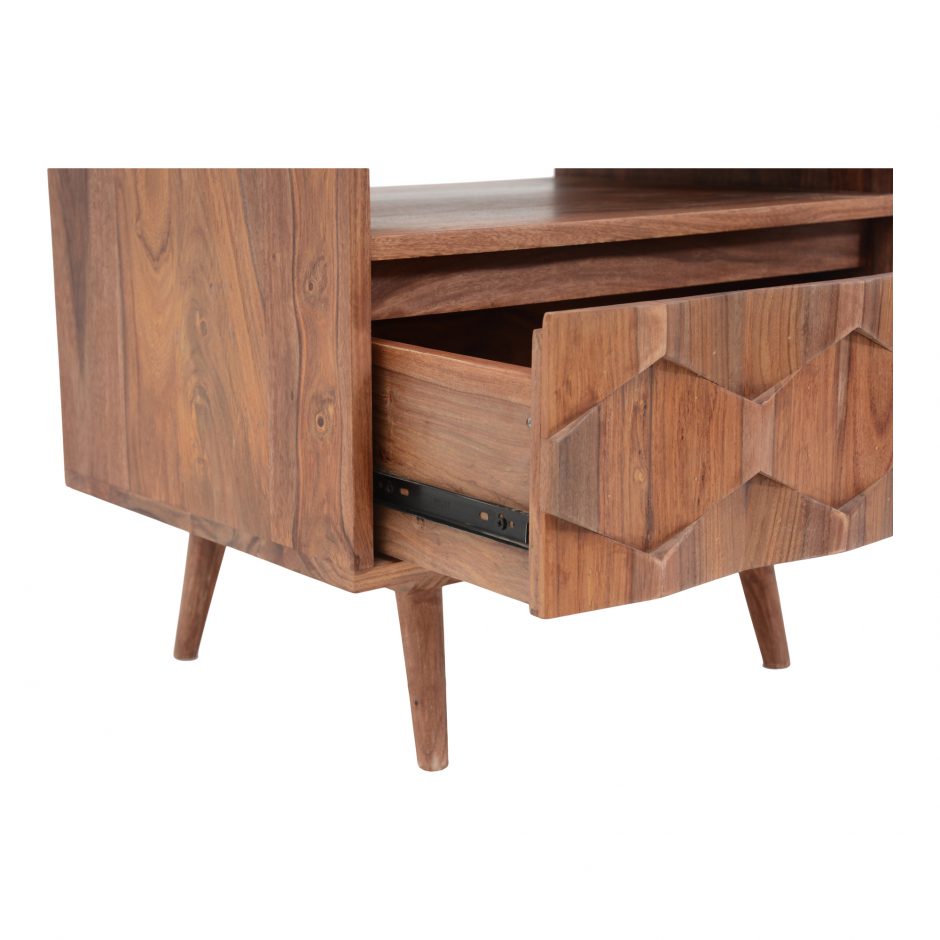 O2 Nightstand Natural by Moe's Home at Eve Furniture