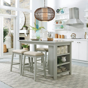 Oak Grey 5-Piece Dining Room Set by Happy Homes at Eve Furniture