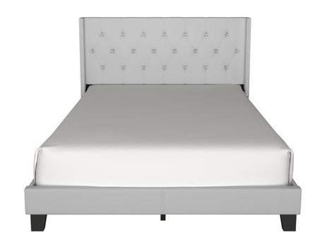 Oak Grey Platform Full Bed by Happy Homes at Eve Furniture