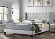 Oak Grey Platform Full Bed by Happy Homes at Eve Furniture