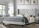 Oak Grey Platform Full Bed by Happy Homes at Eve Furniture