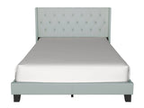 Oak Light Blue Platform Twin Bed by Happy Homes at Eve Furniture