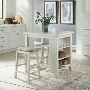 Oak White 3-Piece Dining Room Set by Happy Homes at Eve Furniture