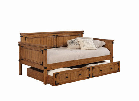 Oakdale Rustic Honey Twin Daybed by Coaster at Eve Furniture