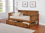 Oakdale Rustic Honey Twin Daybed by Coaster at Eve Furniture