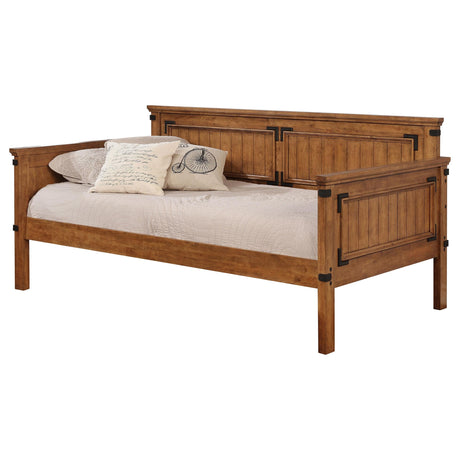 Oakdale Rustic Honey Wood Twin Daybed with Trundle by Coaster at Eve Furniture