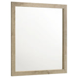 Oakglen Weathered Oak Dresser Mirror by Coaster at Eve Furniture