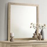 Oakglen Weathered Oak Dresser Mirror by Coaster at Eve Furniture