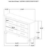 Oakglen Weathered Oak 4-piece Queen Bedroom Set by Coaster at Eve Furniture