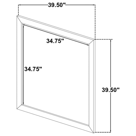 Oakglen Weathered Oak 4-piece Queen Bedroom Set by Coaster at Eve Furniture