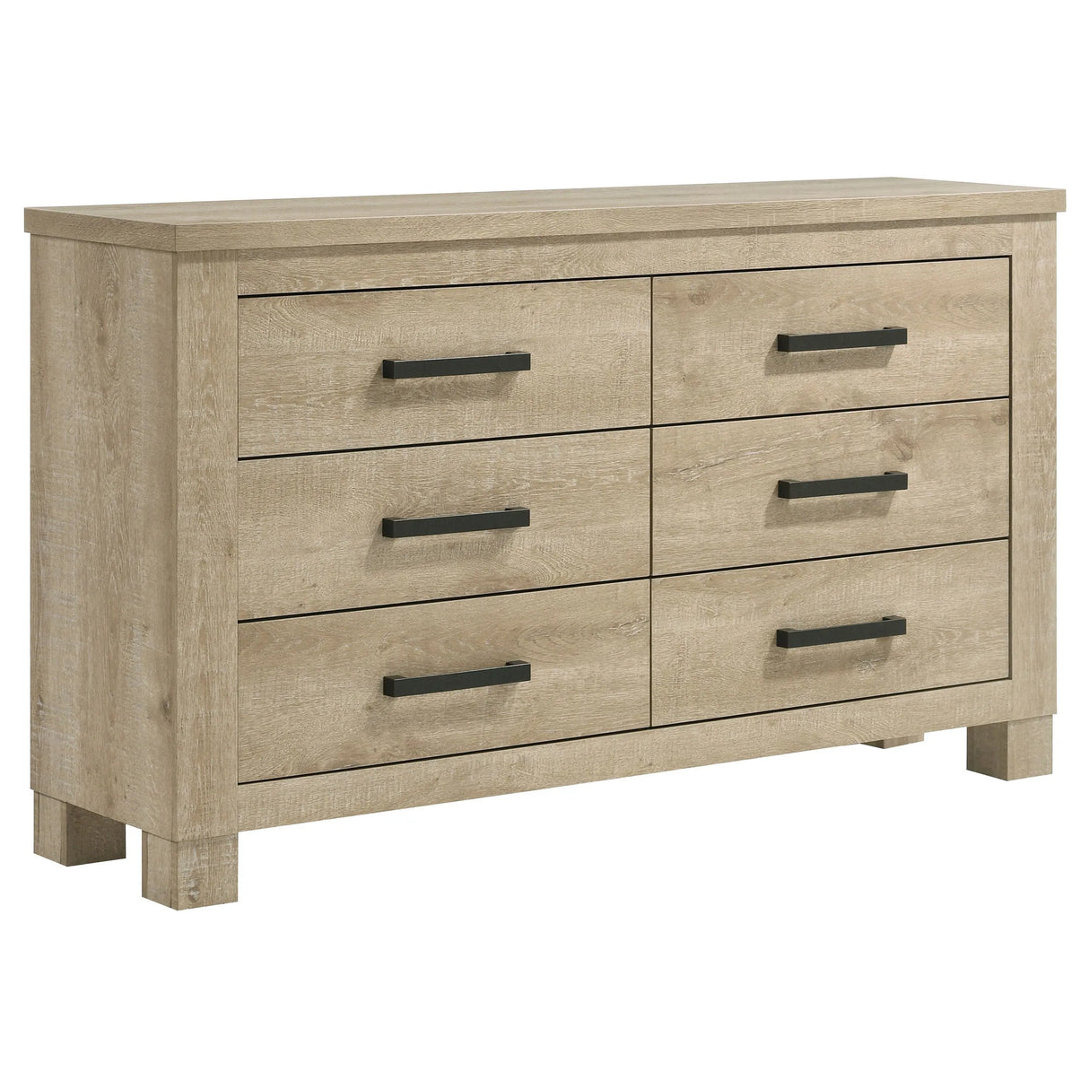 Oakglen Weathered Oak 4-piece Queen Bedroom Set by Coaster at Eve Furniture