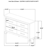 Oakglen Weathered Oak 5-piece Queen Bedroom Set by Coaster at Eve Furniture