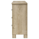 Oakglen Weathered Oak 6-drawer Bedroom Dresser by Coaster at Eve Furniture