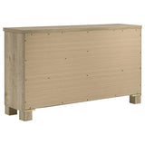 Oakglen Weathered Oak 6-drawer Bedroom Dresser by Coaster at Eve Furniture