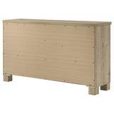 Oakglen Weathered Oak 6-drawer Bedroom Dresser by Coaster at Eve Furniture