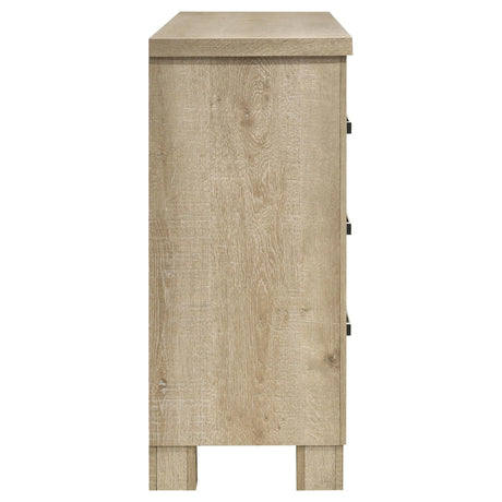 Oakglen Weathered Oak 6-drawer Bedroom Dresser by Coaster at Eve Furniture