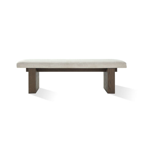 Oakland Bench in Brunette by Modus Furniture at Eve Furniture