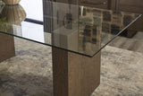 Oakland Glass Table in Brunette by Modus Furniture at Eve Furniture