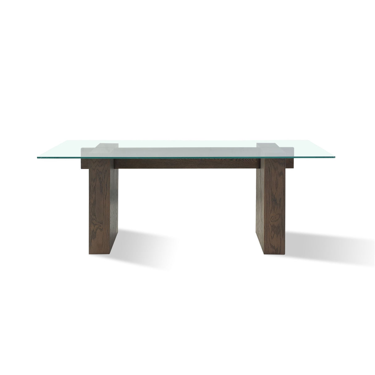 Oakland Glass Table in Brunette by Modus Furniture at Eve Furniture