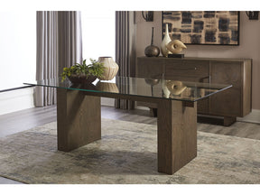 Oakland Glass Table in Brunette by Modus Furniture at Eve Furniture