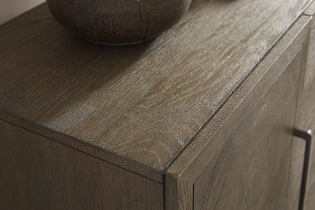 Oakland Three-Drawer Sideboard in Brunette by Modus Furniture at Eve Furniture