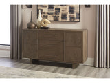 Oakland Three-Drawer Sideboard in Brunette by Modus Furniture at Eve Furniture