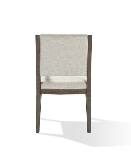 Oakland Upholstered Arm Chair in Brunette (Set of 2) by Modus Furniture at Eve Furniture