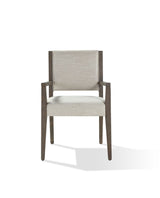 Oakland Upholstered Arm Chair in Brunette (Set of 2)