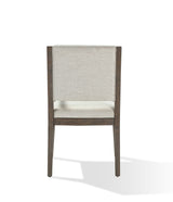 Oakland Upholstered Arm Chair in Brunette (Set of 2)
