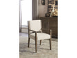 Oakland Upholstered Arm Chair in Brunette (Set of 2) by Modus Furniture at Eve Furniture