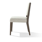 Oakland Upholstered Side Chair in Brunette (Set of 2) by Modus Furniture at Eve Furniture