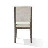 Oakland Upholstered Side Chair in Brunette (Set of 2) by Modus Furniture at Eve Furniture