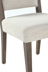 Oakland Upholstered Side Chair in Brunette (Set of 2) by Modus Furniture at Eve Furniture