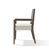 Oakland Wood Arm Chair in Brunette (Set of 2) by Modus Furniture at Eve Furniture