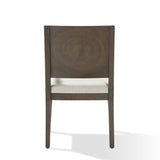 Oakland Wood Arm Chair in Brunette (Set of 2) by Modus Furniture at Eve Furniture