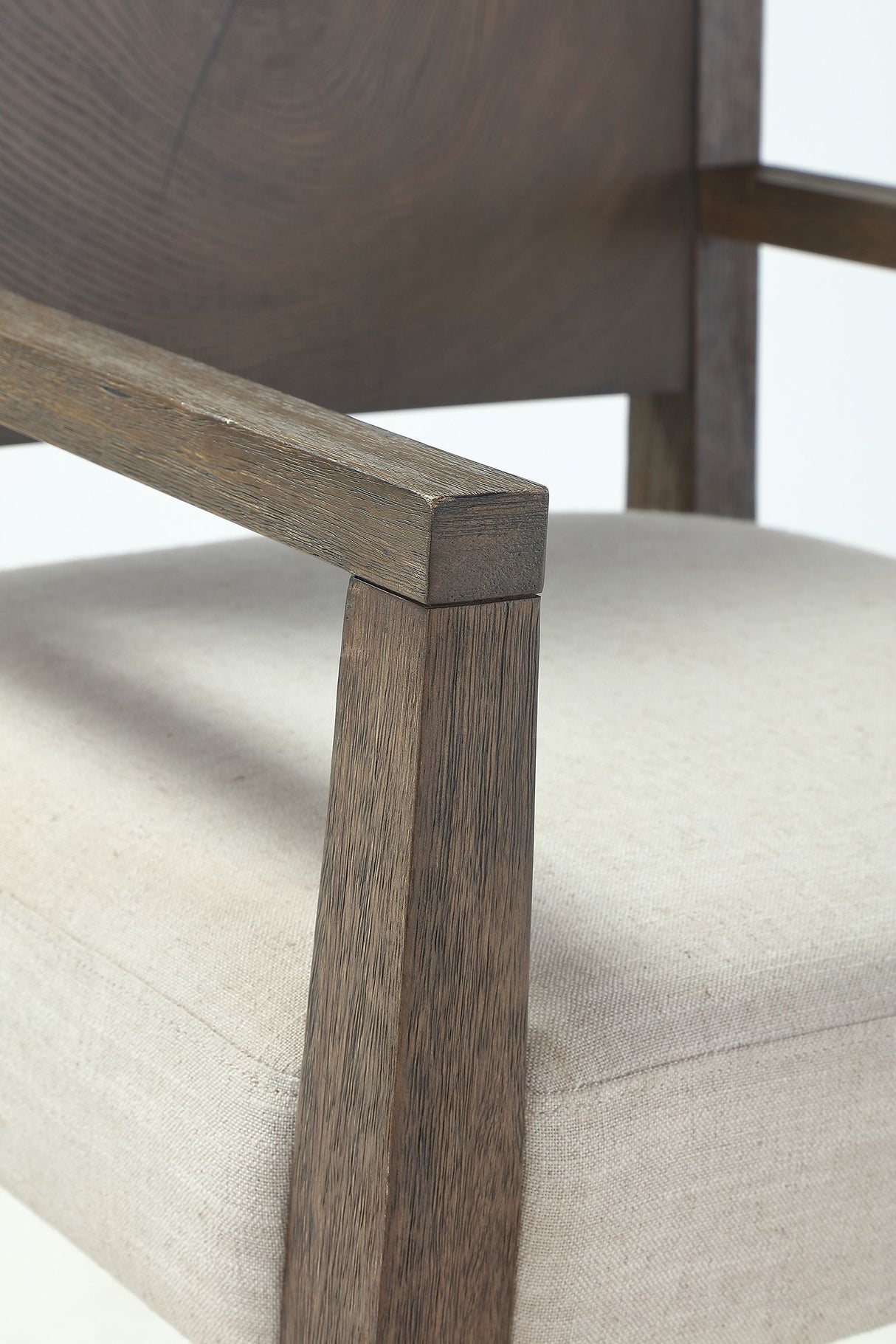 Oakland Wood Arm Chair in Brunette (Set of 2) by Modus Furniture at Eve Furniture