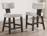 Oakley Charcoal Brown Counter Height Dining Set by Steve Silver at Eve Furniture