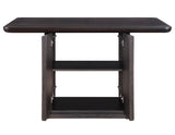 Oakley Charcoal Brown Counter Height Dining Set by Steve Silver at Eve Furniture