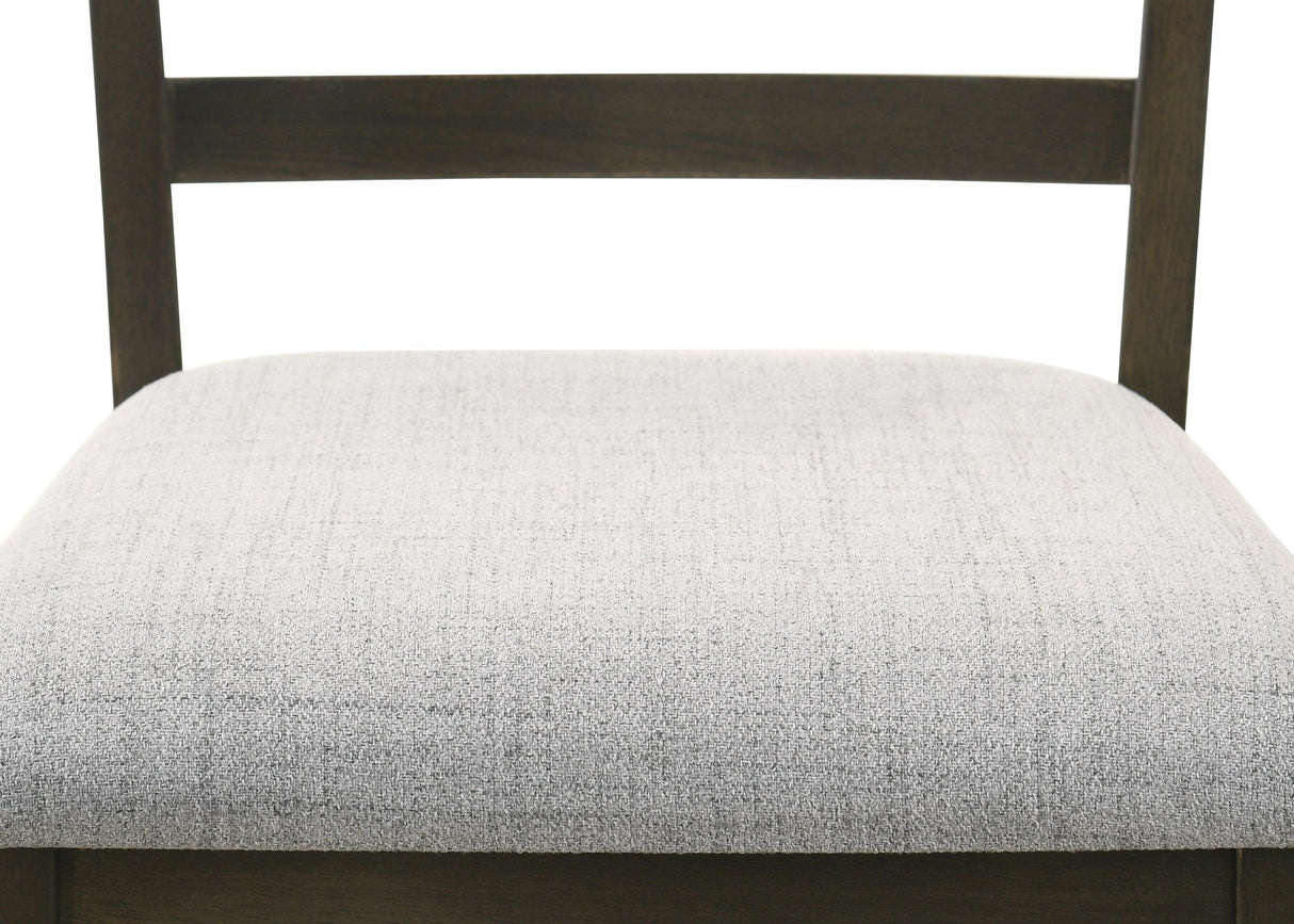 Oakly Brown Counter Height Chair, Set of 2 by Crown Mark at Eve Furniture