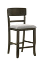 Oakly Brown Counter Height Chair, Set of 2 by Crown Mark at Eve Furniture