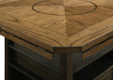 Oakly Brown Round and Square Counter Height Table by Crown Mark at Eve Furniture