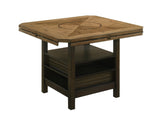 Oakly Brown Round and Square Counter Height Table by Crown Mark at Eve Furniture
